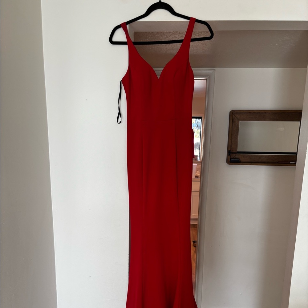 Unused red formal dress. Dillards, with tags still on